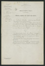 Procès-verbal de visite (18 mars 1853)