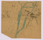 Extrait du plan général du 29 octobre 1851 avec le Grand moulin de Montbazon (29 octobre 1851)