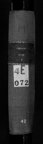 Mariages, 1793-an II