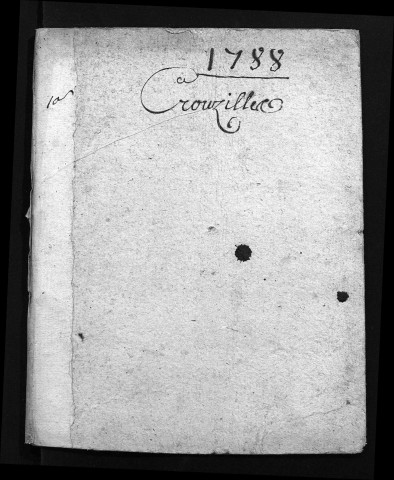 Collection du greffe. Baptêmes, mariages, sépultures, 1788