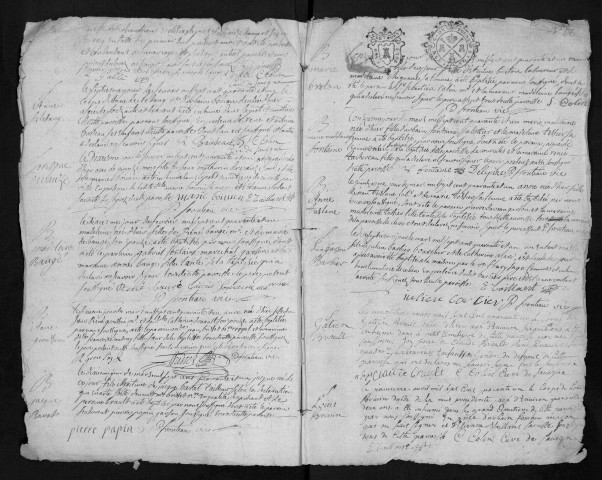 Collection communale. Baptêmes, mariages, sépultures, 1741-1765 - Les années 1746-1747 sont lacunaires dans cette collection