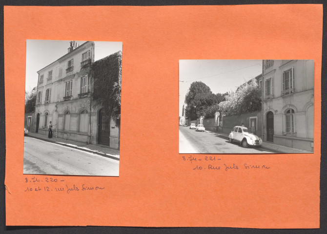 10 et 12 rue Jules Simon ; 10 rue Jules Simon.