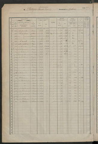 Matrice des propriétés foncières, fol. 1919 à 2318.