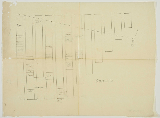Cimetière, travaux et agrandissement : cahier des charges, devis, extraits de délibérations, plans, correspondance.
