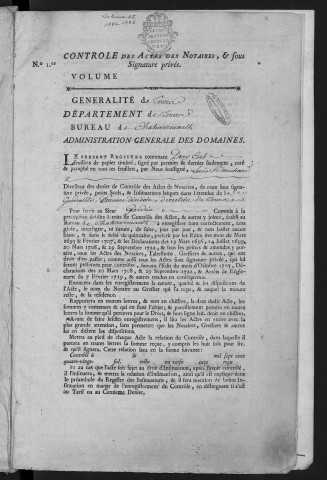 1783 (15 septembre)-1785 (4 juillet)