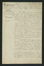 Travaux réglementaires. Mise en demeure d'exécution (5 octobre 1832)
