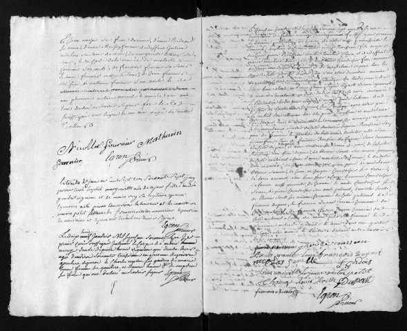 Collection du greffe. Baptêmes, mariages, sépultures, 1767