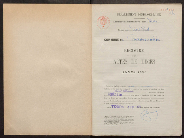 Décès, 1951-1970