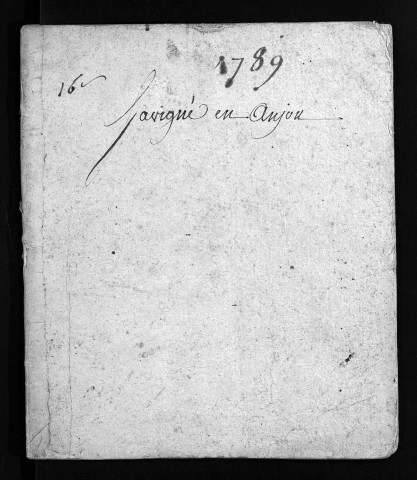 Collection du greffe. Baptêmes, mariages, sépulture 1789