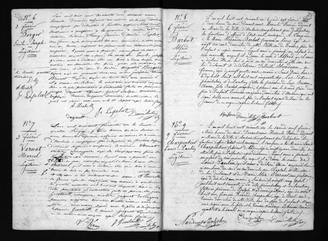 Naissances, 1861-1880