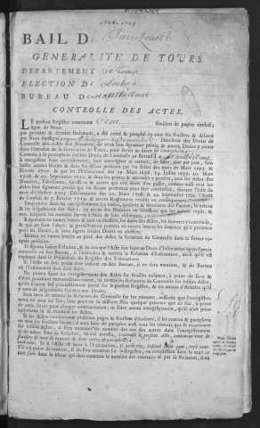 1748 (1er juin)-1749 (4 octobre)