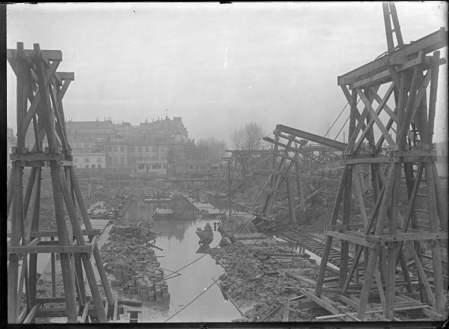 Vue du chantier de la gare d'Orsay.