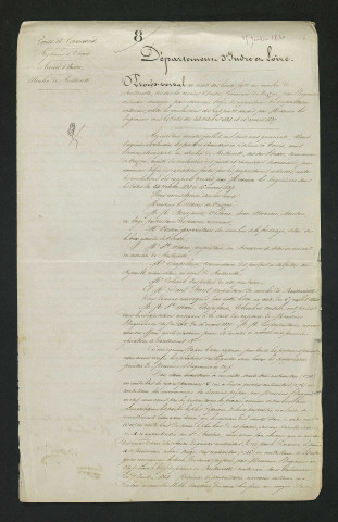 Procès-verbal de visite (15 juillet 1840)
