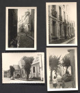 Église Saint-Saturnin, façades nord et ouest ; rue des Cerisiers, ancienne murisserie de bananes ; 16 rue Littré ; maison des compagnons rue Littré, place des Carmes.