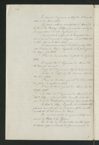 Arrêt de la Commission du pouvoir exécutif portant rétablissement de l'usine à fer de Fénil (19 juin 1848)