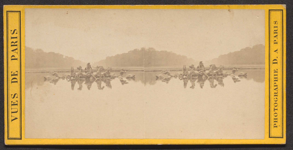 Versailles. Jardins, bassin d'Apollon.