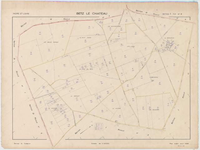 Section I, feuille 2