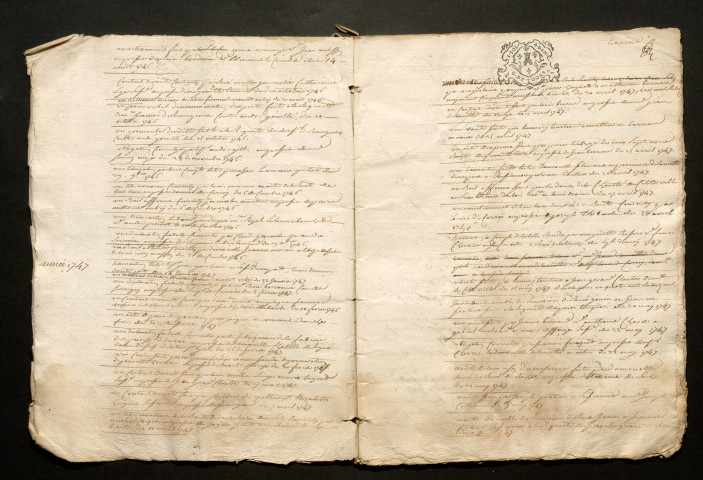 1er répertoire. 16 août 1745-28 mars 1753