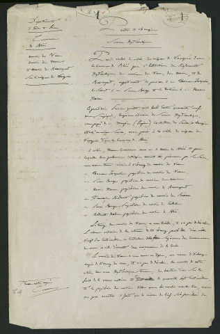 Procès-verbal de visite (1er juillet 1849)
