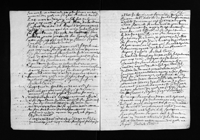 Collection du greffe. Sépultures, 1765