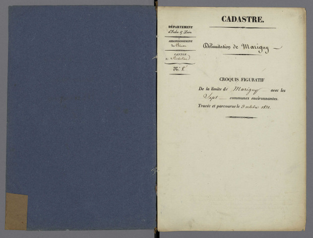 Marigny-Marmande, Nancré et Ponçay (1831, 1939)