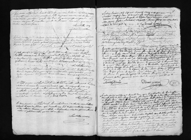 Collection du greffe. Baptêmes, mariages, sépultures, 1762 - L'année 1761 est lacunaire dans cette collection