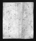 Collection du greffe. Baptêmes, mariages, sépultures, 1707 - Les années 1692-1706 sont lacunaires dans cette collection