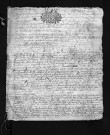 Collection du greffe. Baptêmes, mariages, sépultures, 1690