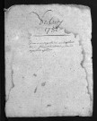 Baptêmes, mariages, sépultures, 1782