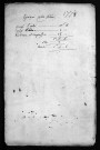 Collection du greffe. Baptêmes, mariages, sépultures, 1778
