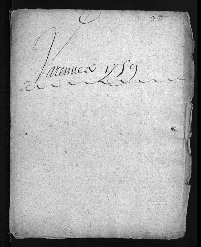 Baptêmes, mariages, sépultures, 1759