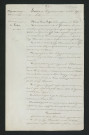 Arrêté du sous-préfet de Loches (17 octobre 1846)
