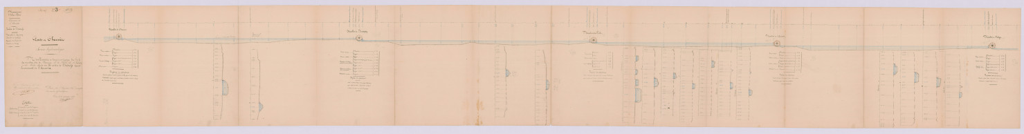 Plan de nivellement (19 septembre 1850)