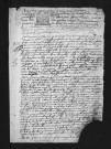 Collection du greffe. Baptêmes, mariages, sépultures, janvier-10 juin 1682 Lacune : second semestre 1682