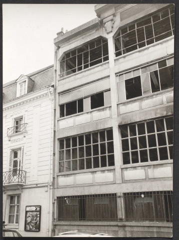 29 rue Émile Zola, après incendie, avant destruction.