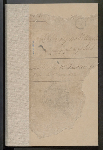 1813-1824 – N° d'origine : 3