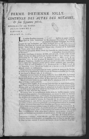 1735 (28 novembre)-1736 (10 mai)