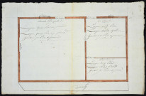 Plan [1835], plan géométrique (1844), plan géométrique de la maison acquise par la commune (1844).