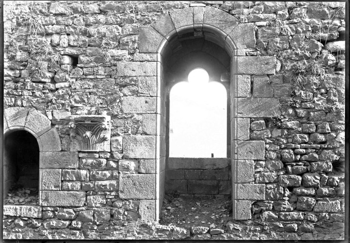Château de Lago Fiesole, mur d'une salle intérieure.