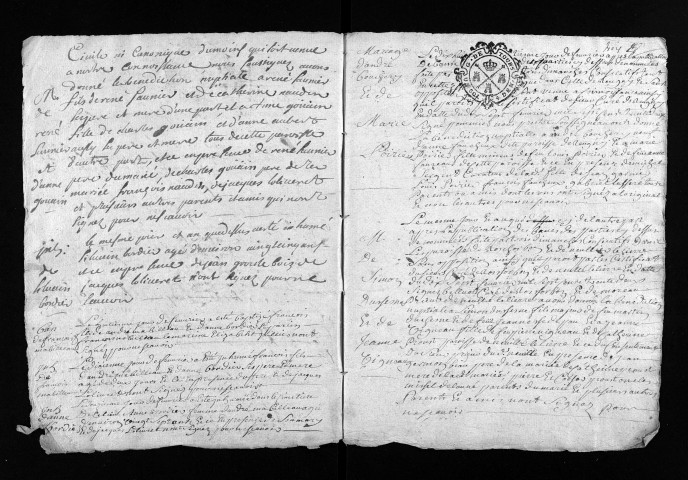 Collection du greffe. Baptêmes, mariages, sépultures, 1732 - Les années 1730-1731 sont lacunaires dans cette collection