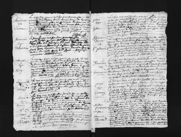 Collection du greffe. Baptêmes, mariages, sépultures, 1766