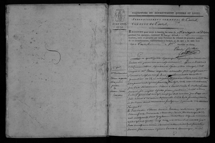 Mariages, an XIV-1806