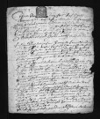 Collection du greffe. Baptêmes, mariages, sépultures, 1684