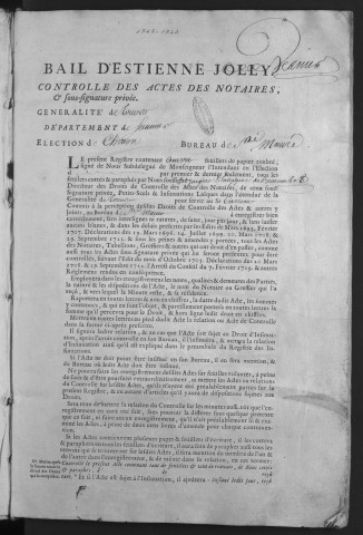 1742 (4 mars)-1743 (11 janvier)