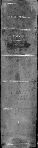 Collection communale. Baptêmes,1578-1674 - Contient aussi : note relative au prénom « Honorat » et à ses origines dans les actes de baptêmes du Grand-Pressigny (1857) ; ordonnances de l'archevêque de Tours (1860-1866)