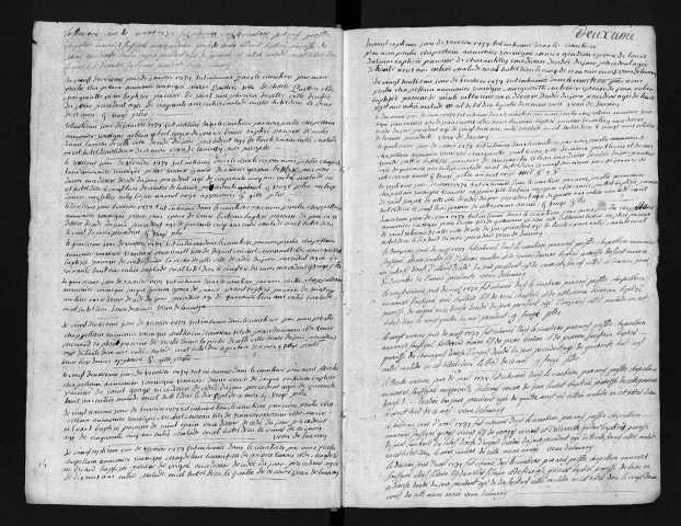 Sépultures, 1737-1754 - Les actes numérisés des cotes 6NUM6/261/890 à 6NUM6/261/928 sont ceux de la collection du greffe