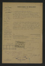 Vérification des travaux de réfection d'un vannage (17 janvier 1929)