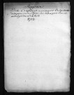 Baptêmes, mariages, sépultures, 1713
