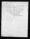 Collection du greffe. Baptêmes, mariages, sépultures, 1700