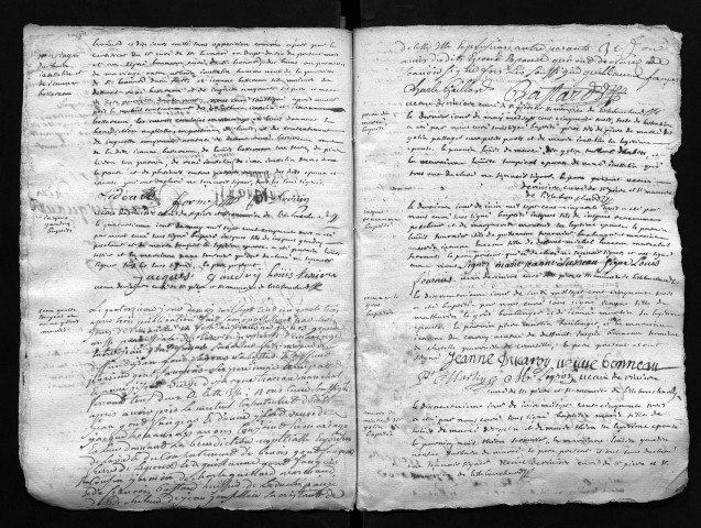 Collection communale. Baptêmes, mariages, sépultures, 1753-1754
